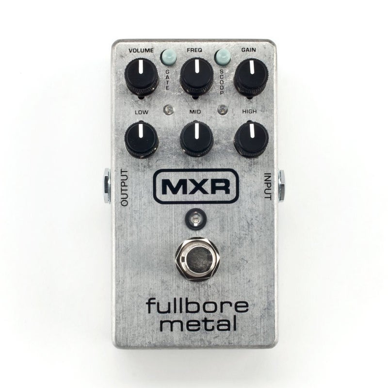 MXR Dunlop MXR M116 Fullbore Metal Distortion Guitar Pedal with AC Power Supply, 2 Patch Cable and 6 Guitar Picks - Image 2